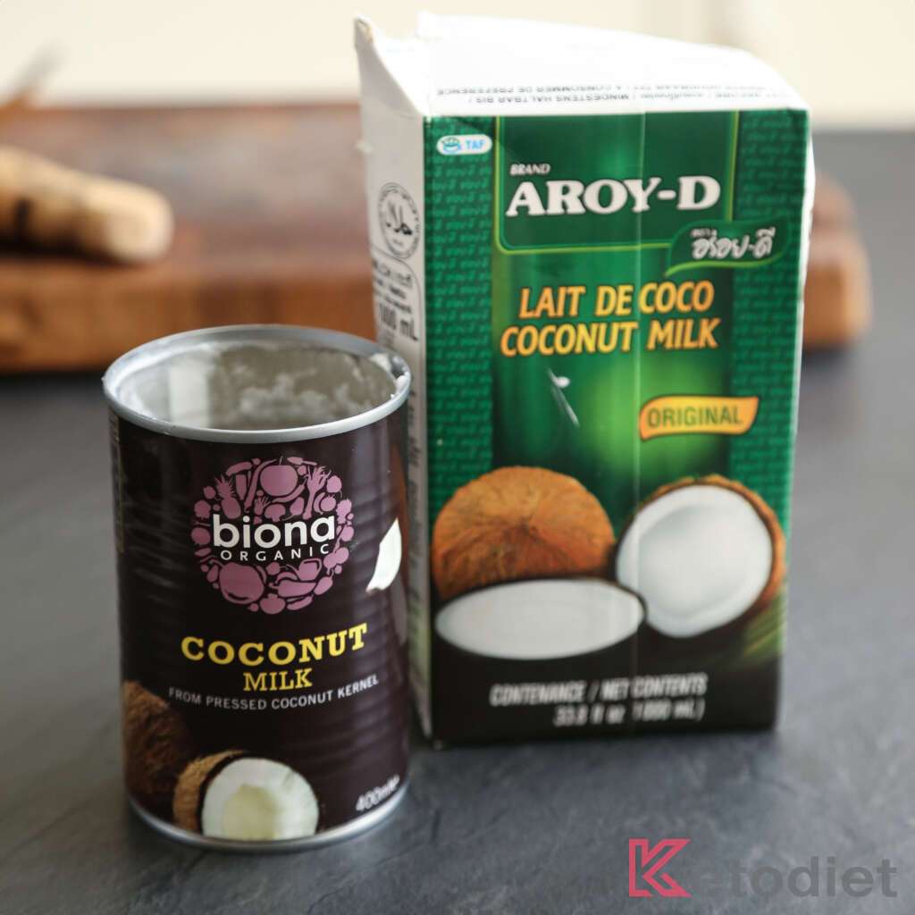 Coconut milk options.