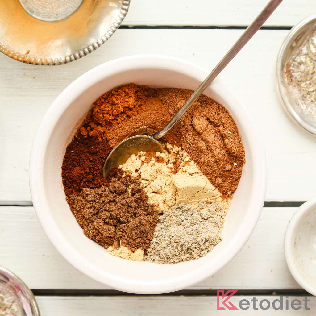 Pumpkin pie spices in a bowl.