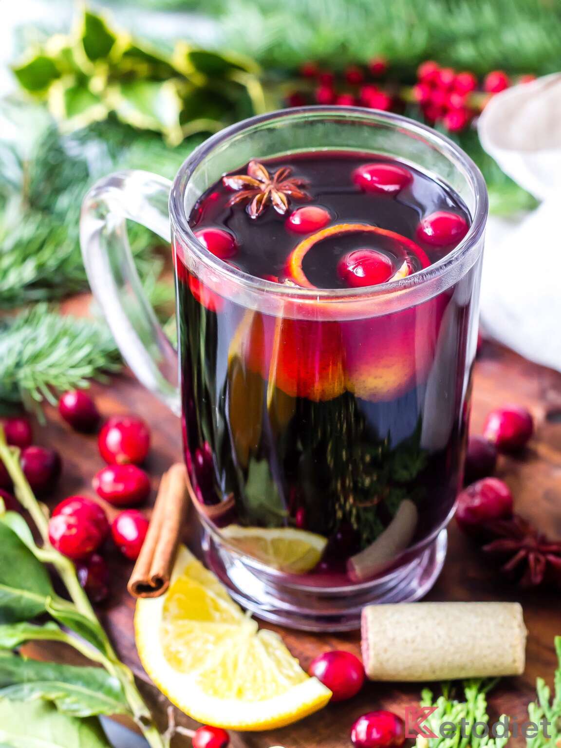 LowCarb Mulled Wine SugarFree Holiday Treat KetoDiet Real Food