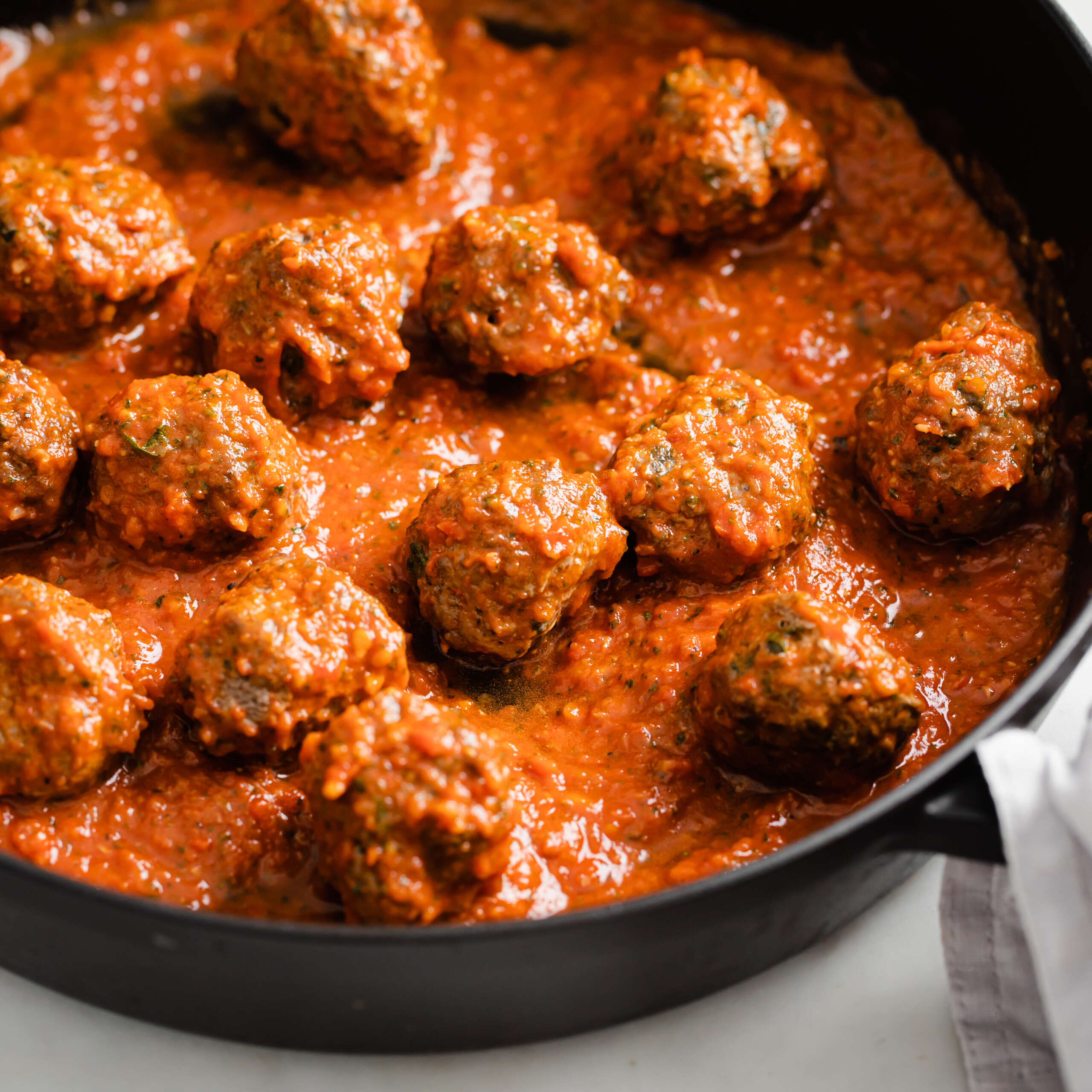 Italian Marinara Meatballs recipe.