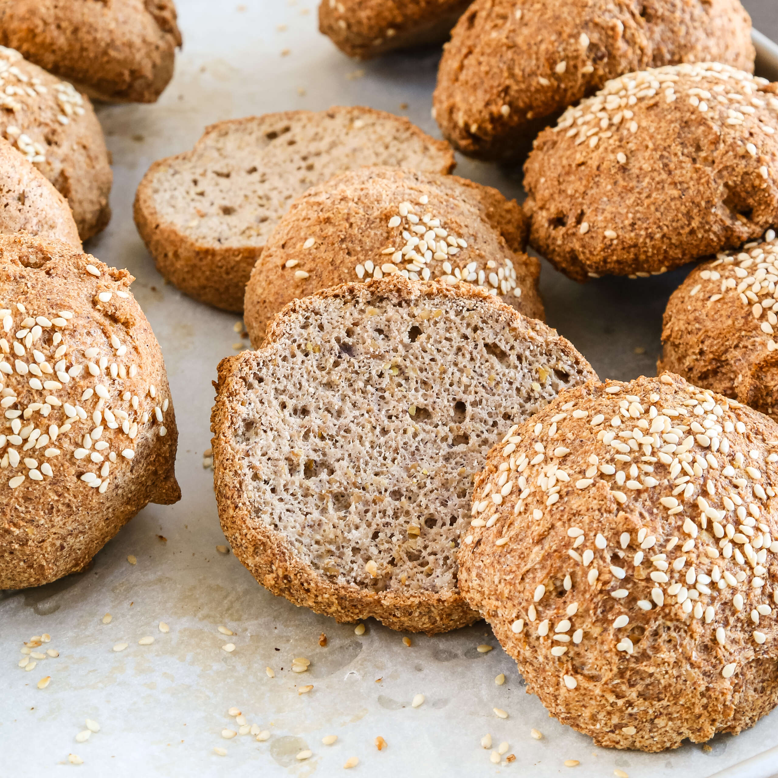 The Best LowCarb Bread Rolls recipe.