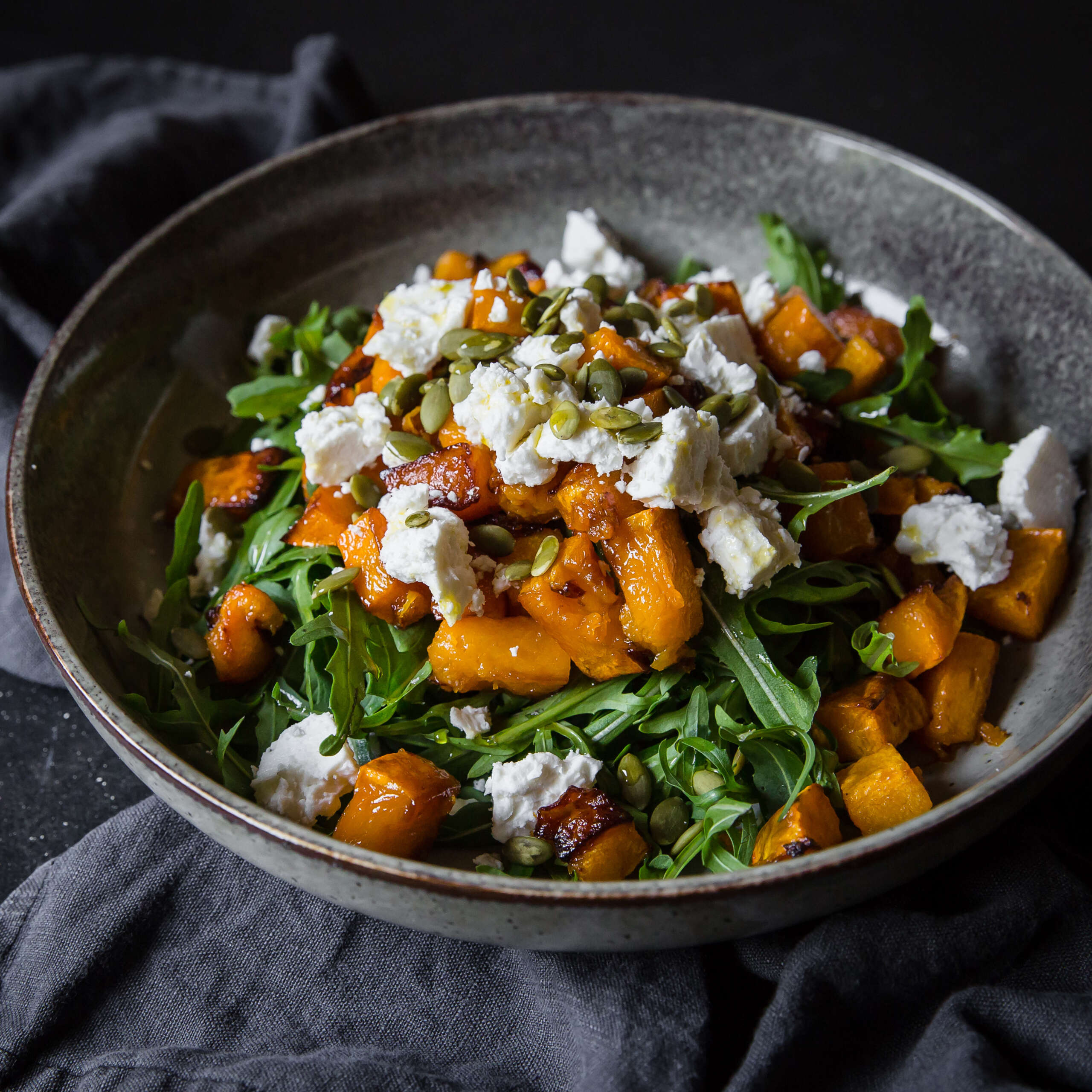 Roasted Pumpkin & Feta Salad recipe.