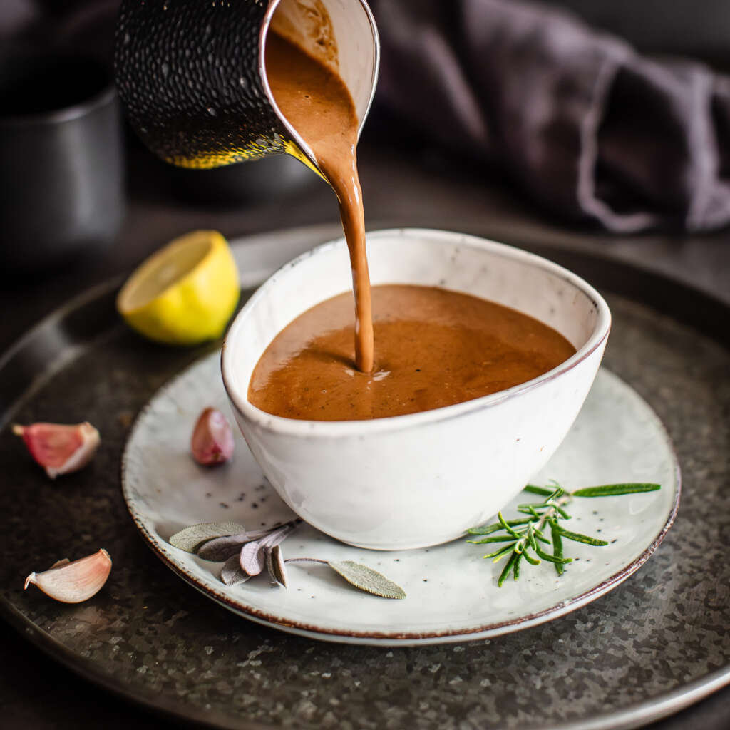 The Best Low-Carb Gravy Recipe with no flour.