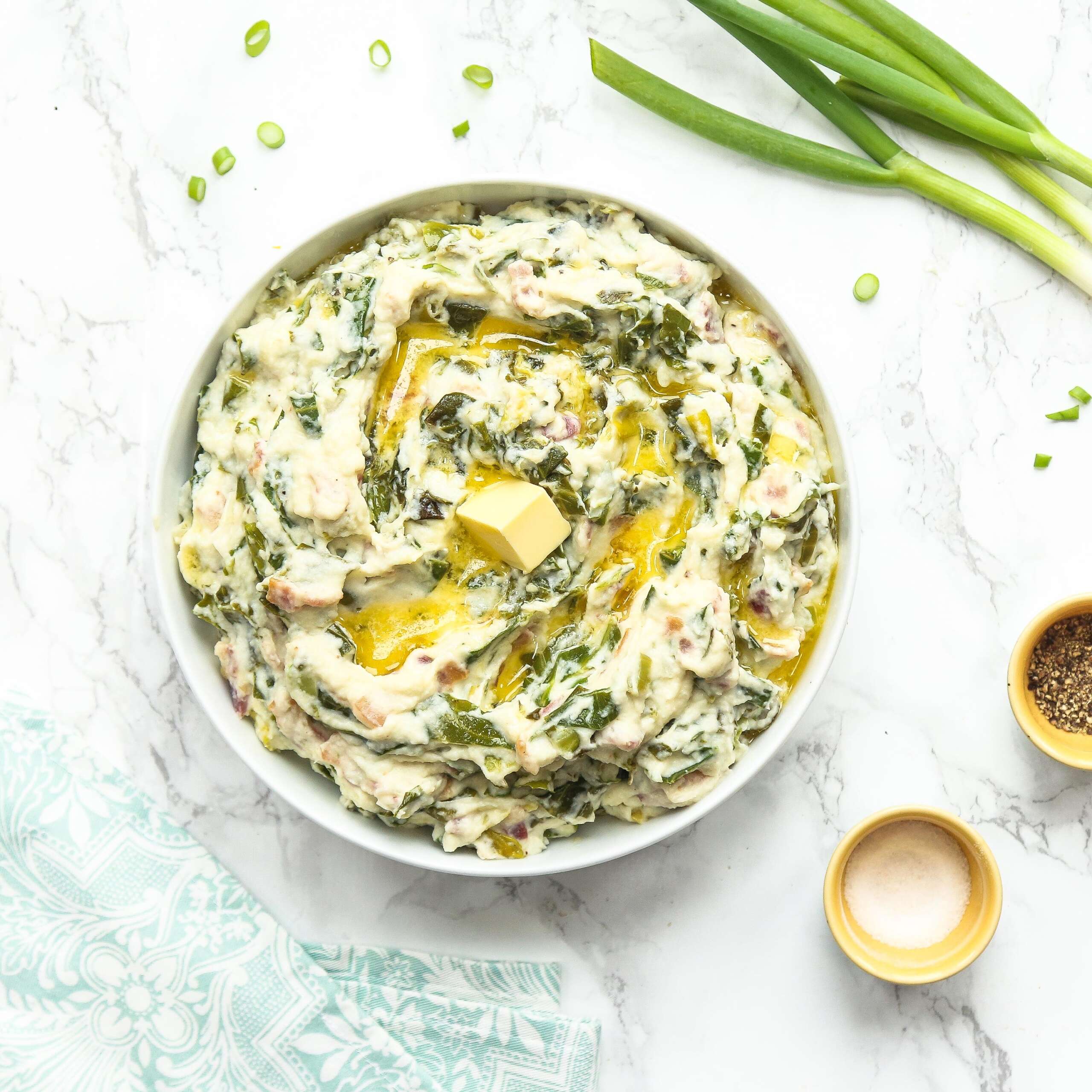 No Potato Low-Carb Irish Colcannon