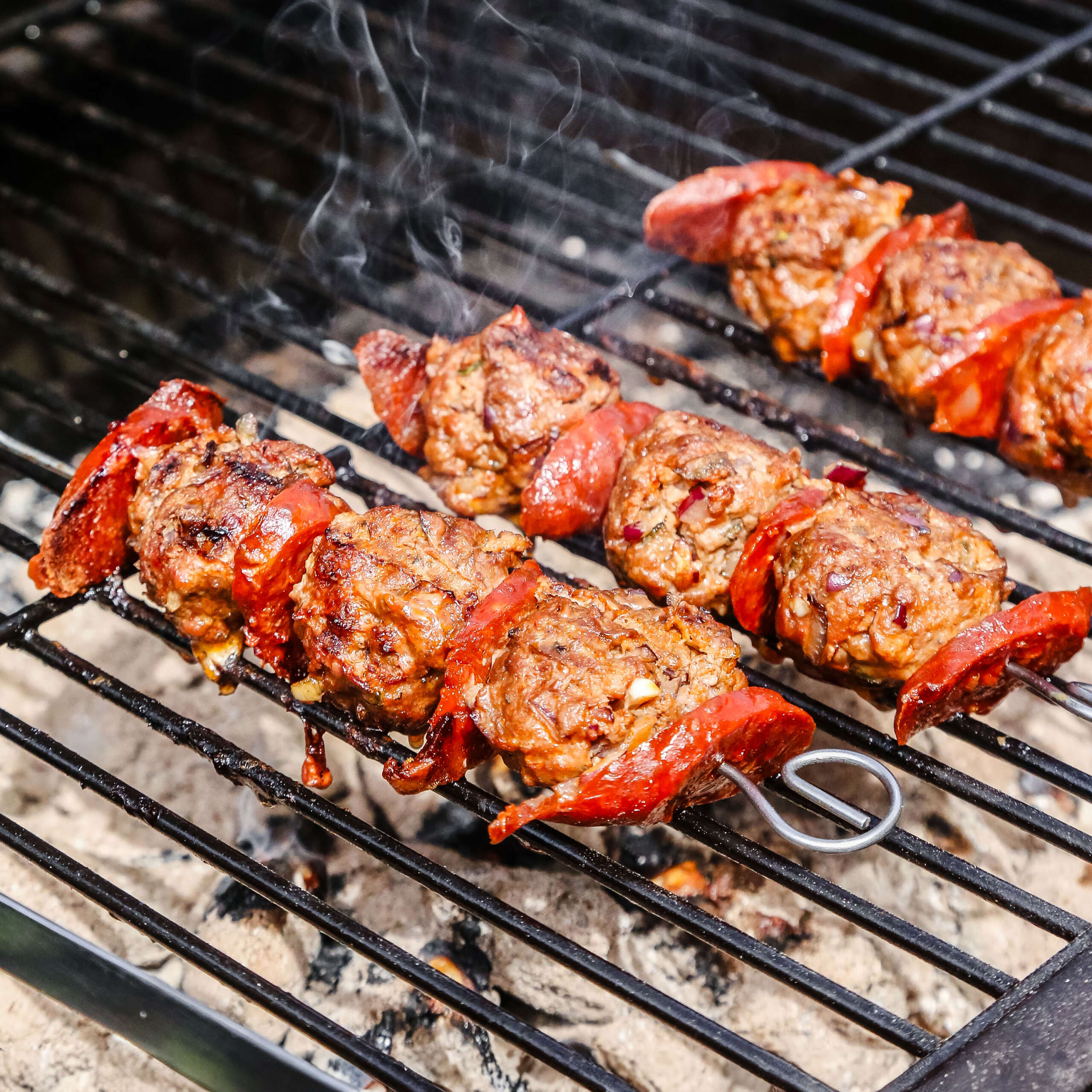 BBQ Beef Meatballs with Chorizo recipe