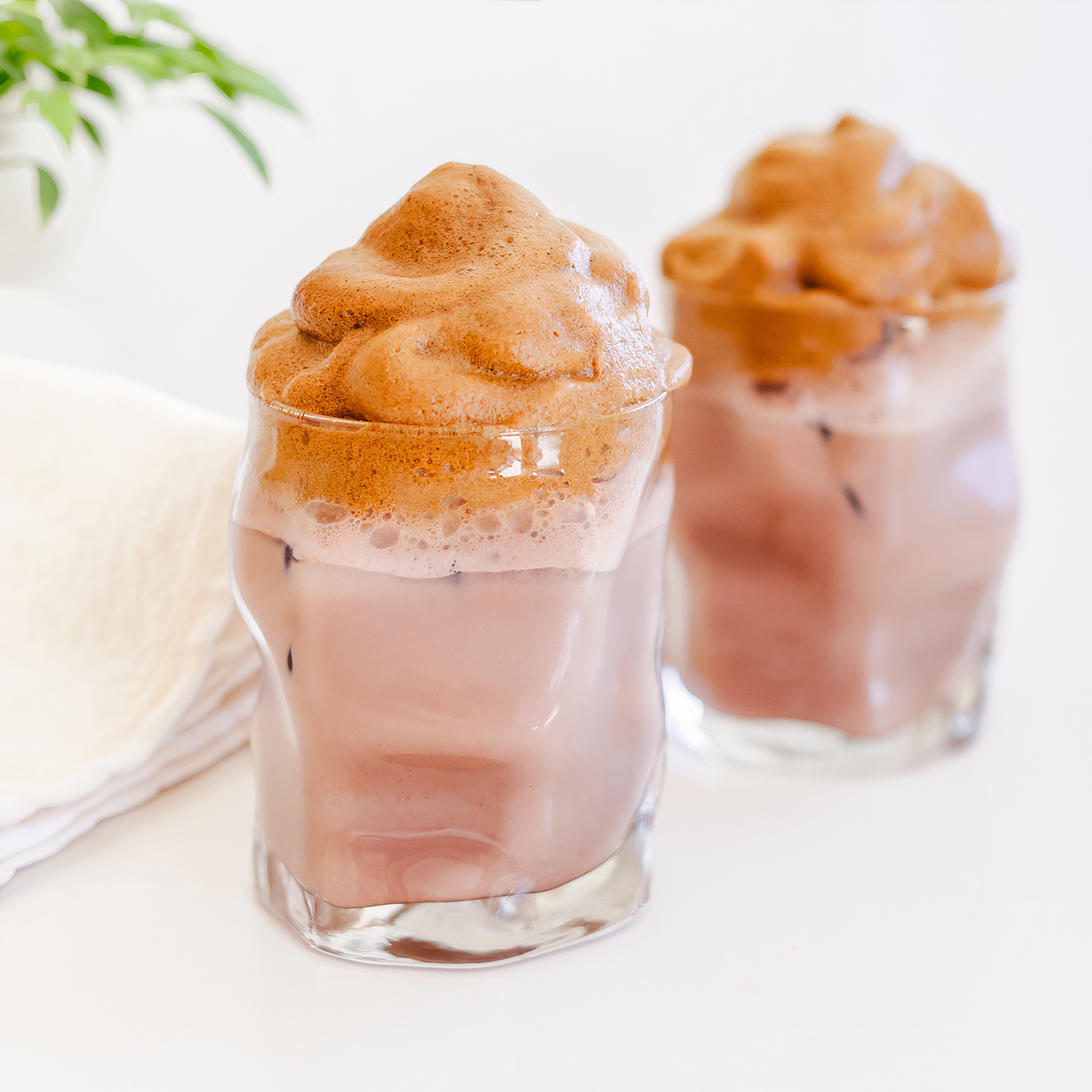 Sugar-Free Dalgona Mocha Coffee recipe